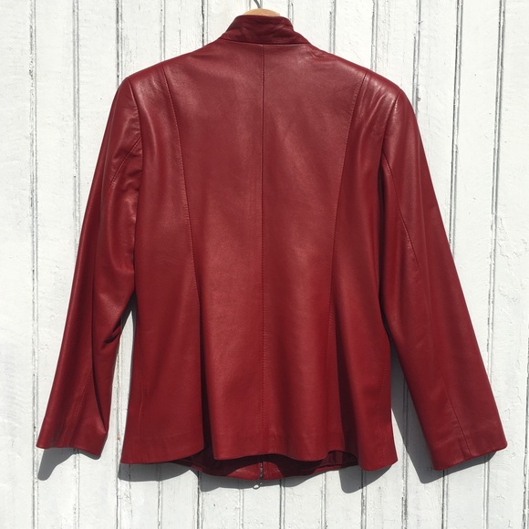 SAX LEATHER FACTORY JACKET - Picture 4 of 7